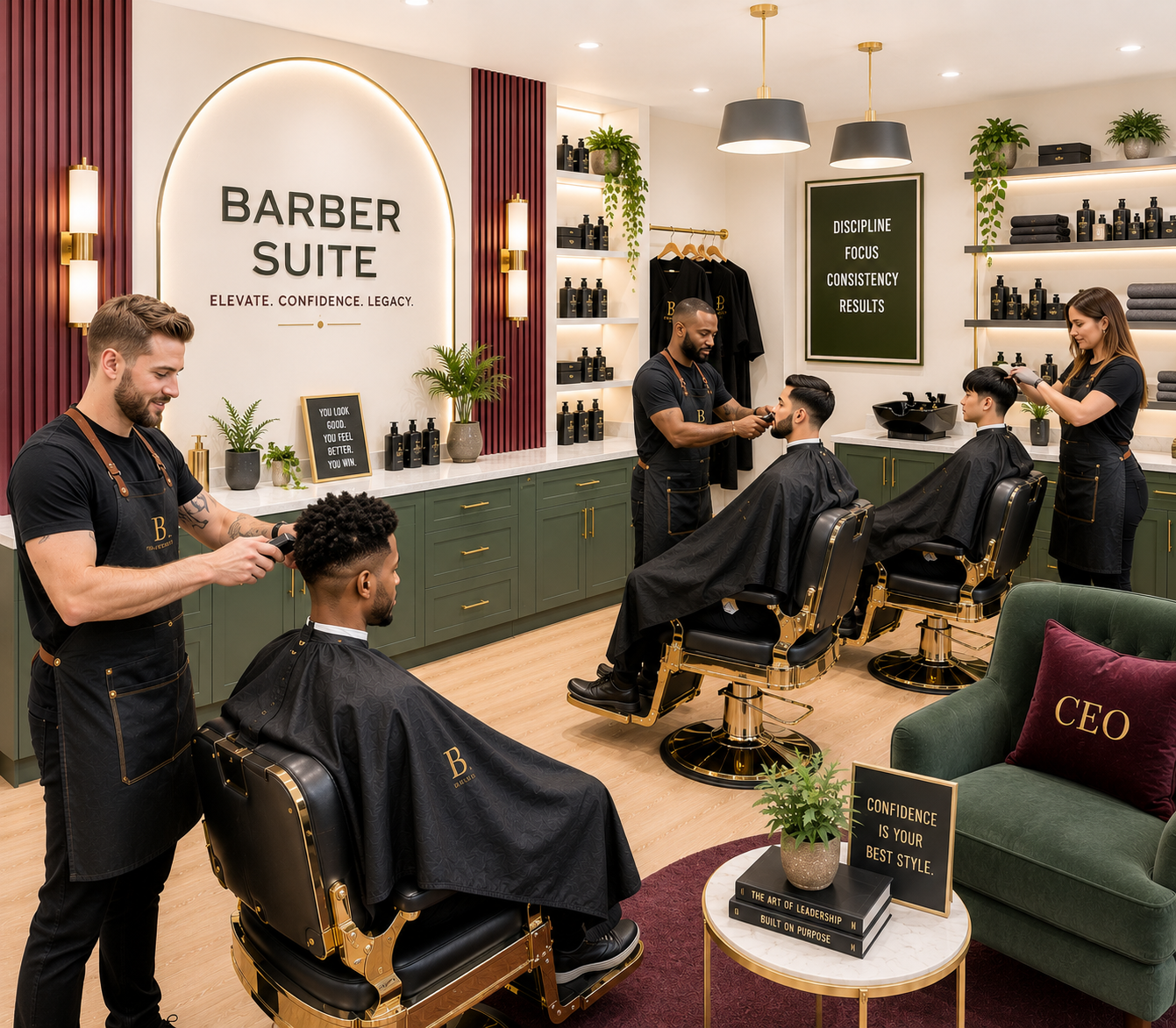 Barber suite